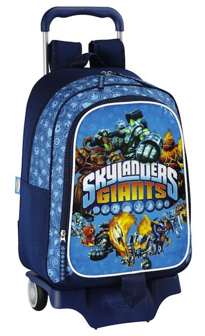 mochila con ruedas de skylanders giants