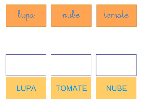1er Grado: Identificación de grafías 3 Identificación de grafías 3