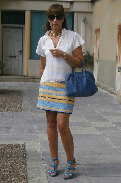 Foto: Brújula de Estilo apuesta por combinar así su falda étnica: http://bit.ly/1dPb4nA
