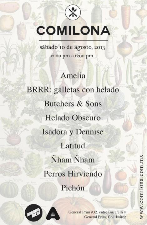 Comilona, Mercado Itinerante