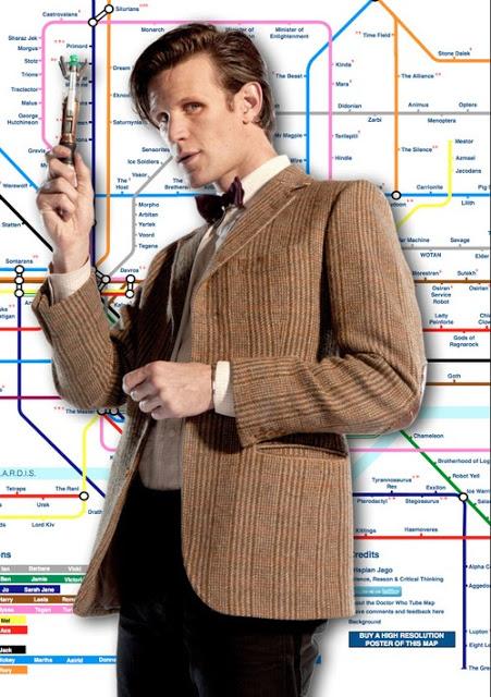 El plano de metro de Doctor Who