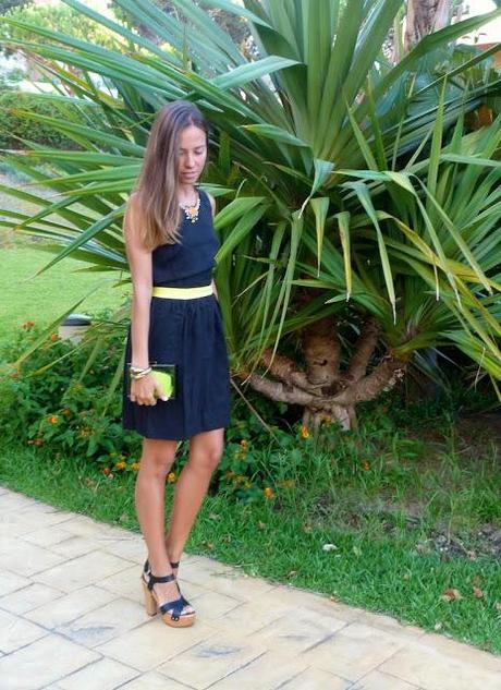 LBD w/ fluor yellow