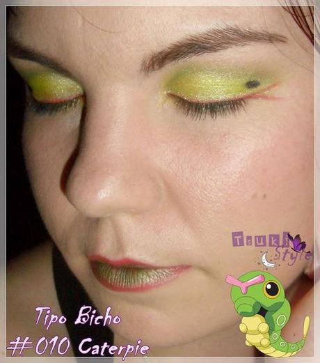 #Reto# ~Poke-Makeup~ Tipo: Bicho - #010 Caterpie