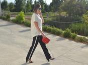 Side stripe pants