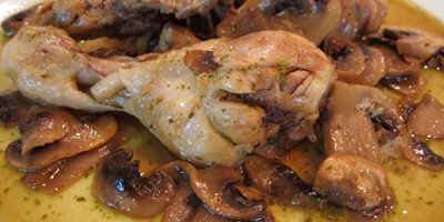 recetas de cocina pollo con champiñones