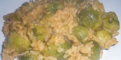 recetas de cocina arroz integral coles de bruselas