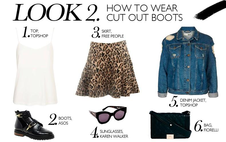 HOW TO WEAR: CUT OUT BOOTS