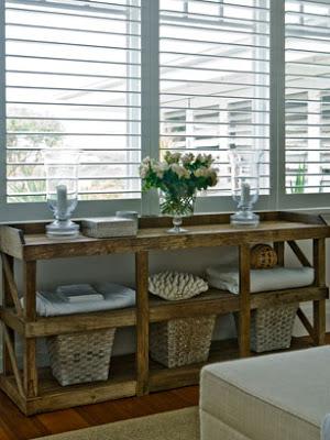 Nuevas Mesas de Sitio Rusticas