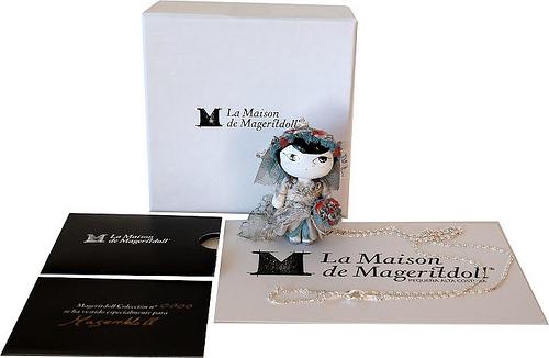 Mageritdoll Collection:Tim Burton’s Corpse Bride (Resin Art Doll Brooch & Necklace - Muñeca artística resina ) by La Maison de Mageritdoll