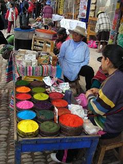 Mercado de Pisac, Valle sagrado, Perú