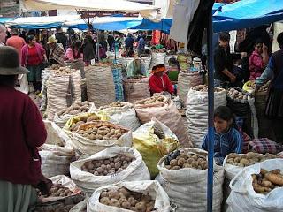 Mercado de Pisac, Valle sagrado, Perú