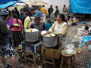 Mercado de Pisac, Valle sagrado, Perú