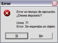 Mensajes de error de la red