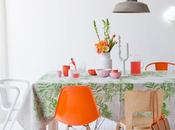 Alegre comedor tonos naranjas