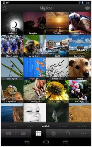 Blipfoto, comunidad para crear un diario de tu vida con solo una foto al dia lanza app Android blipfoto-android
