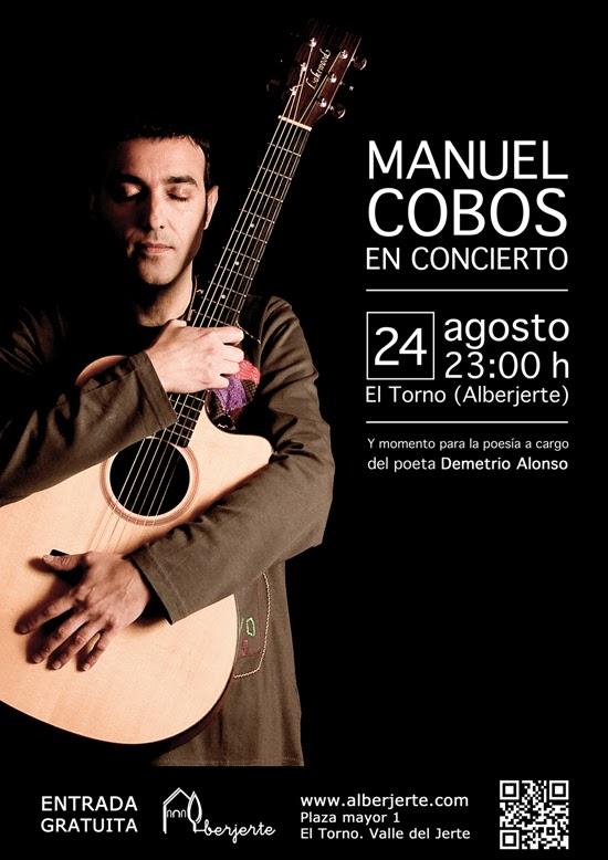 Manuel Cobos en concierto en Alberjerte. Valle del Jerte
