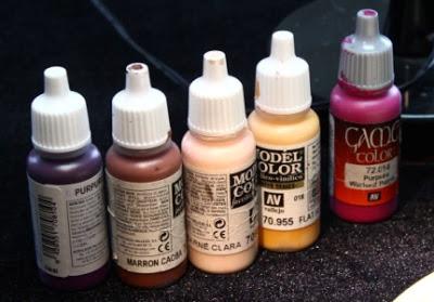 Pinturas para la piel humana