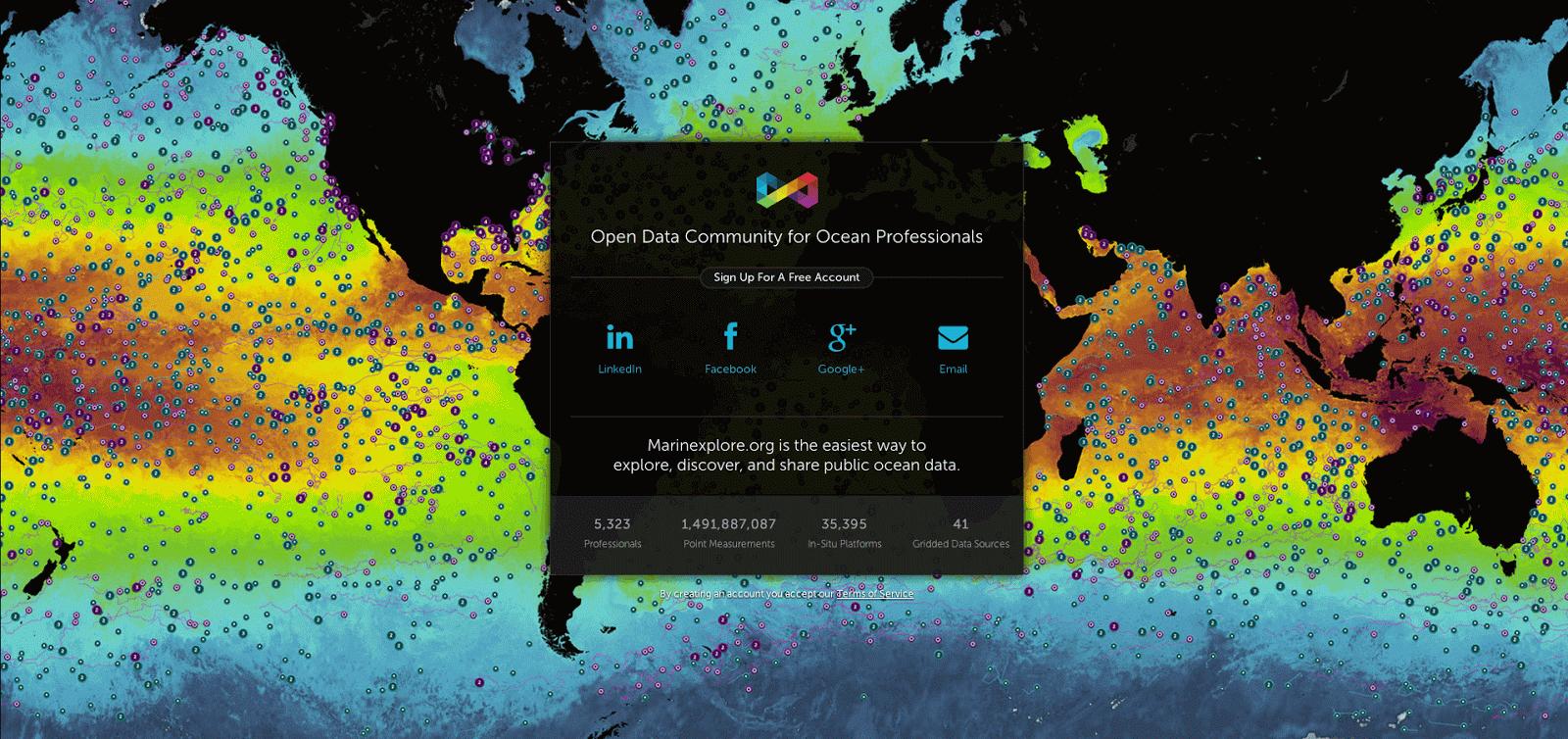 Open Data + Big Data para la Oceanografía: Marinexplore.org