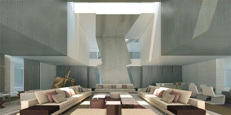 nueva propuesta de interiorismo para la vivienda en Líbano diseñada por A-cero: planta baja