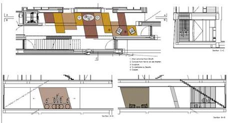 nueva propuesta de interiorismo para la vivienda en Líbano diseñada por A-cero: planta baja