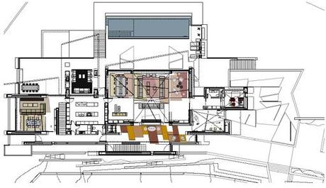 nueva propuesta de interiorismo para la vivienda en Líbano diseñada por A-cero: planta baja