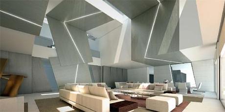 nueva propuesta de interiorismo para la vivienda en Líbano diseñada por A-cero: planta baja