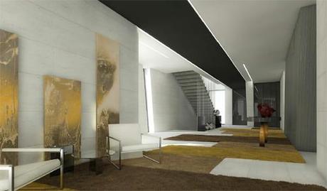 nueva propuesta de interiorismo para la vivienda en Líbano diseñada por A-cero: planta baja