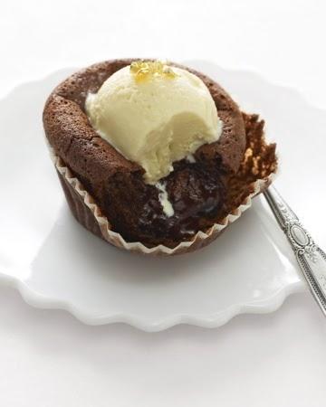 Chocolate con helado de vainilla Cupcake boda