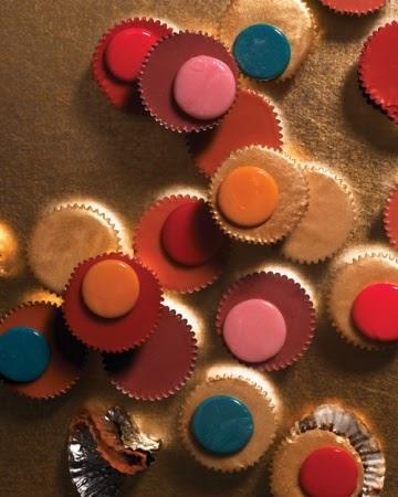 Cupcake boda de colores Estilo desenfadado