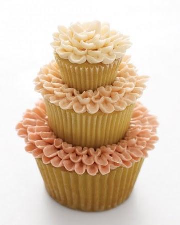 Cupcake boda tarta Triple altura