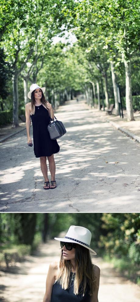 street style zara black dress
