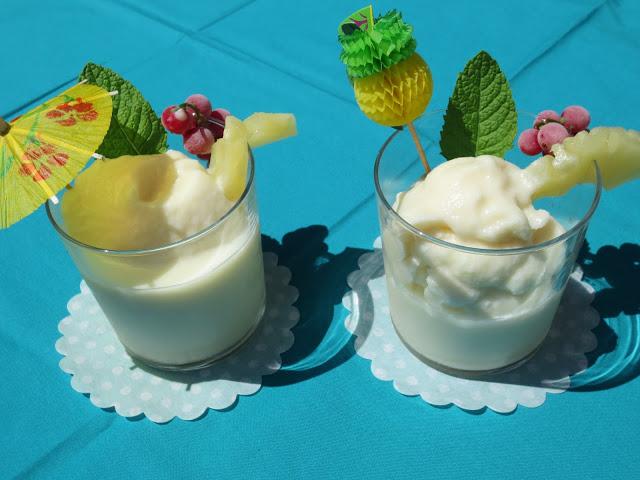 Sorbete piña colada