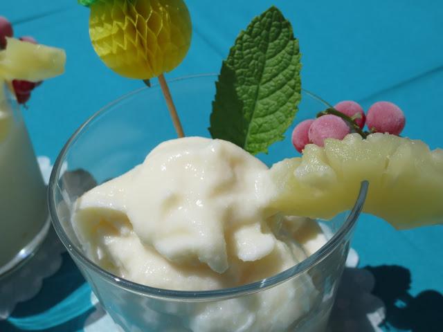 Sorbete piña colada