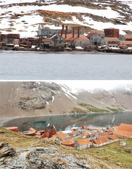 7 impresionantes lugares abandonados en la Antártida.