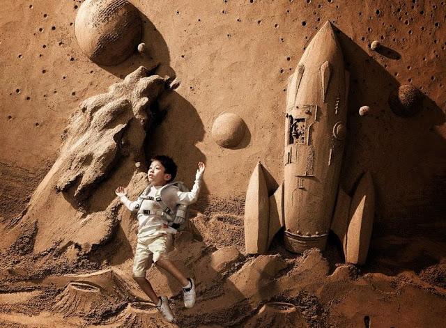 Esculturas de arena de Joo Heng Tang