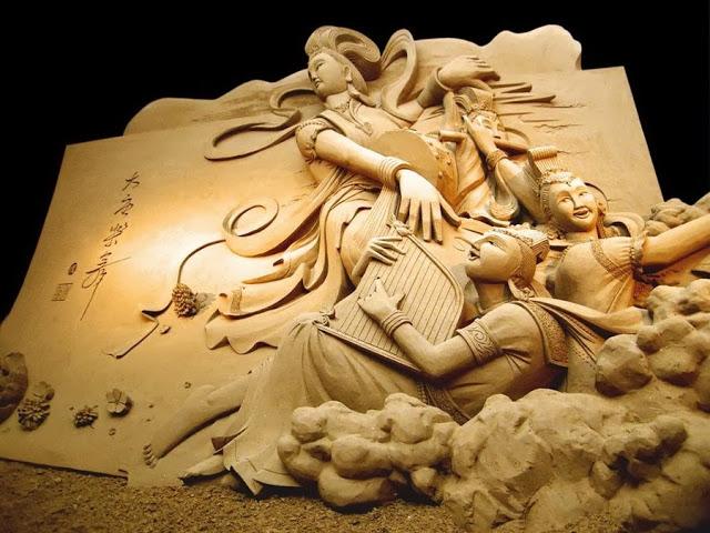 Esculturas de arena de Joo Heng Tang