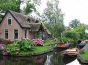 Giethoorn: maravilloso pueblo carreteras. fotografías.