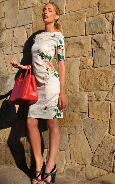 Chinese print Dress