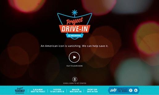 Honda project drive in