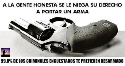 Legalización al porte de Armas ¿Bueno o Malo?