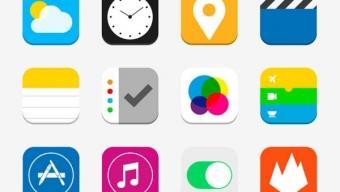 Rediseño de los iconos del iOS 7