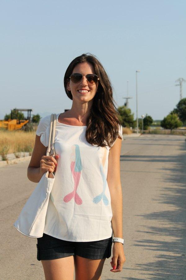 Mermaid in my shirt!!