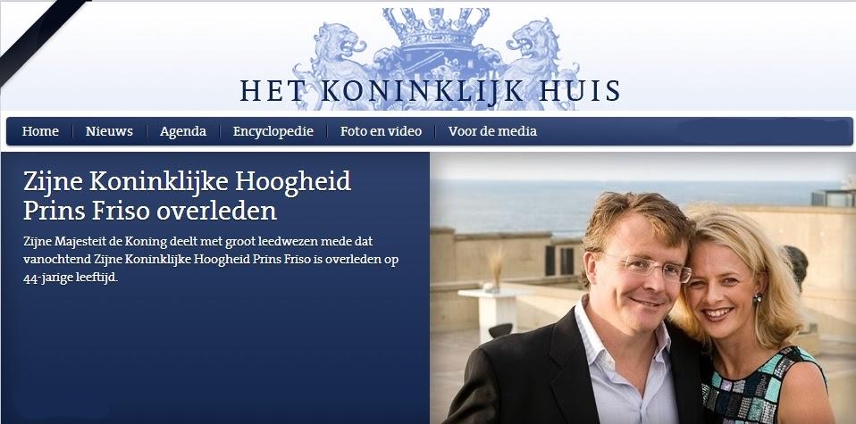 Fallece el principe friso de Orange
