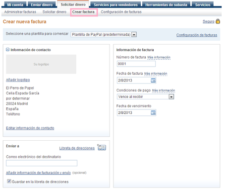 Enviar y Recibir pagos con Paypal