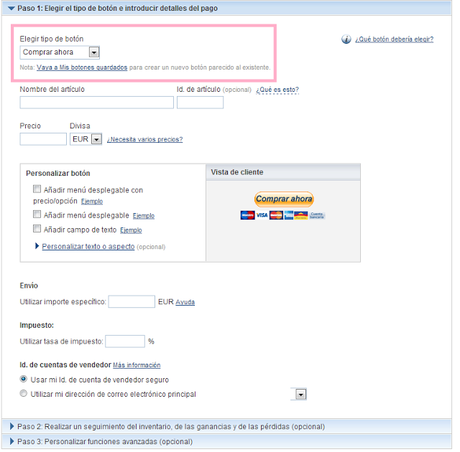 Enviar y Recibir pagos con Paypal