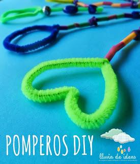 Materiales DIY: pomperos caseros de verano