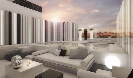 A-cero presenta un proyecto de interiorismo para la terraza chill out de una vivienda en la capital