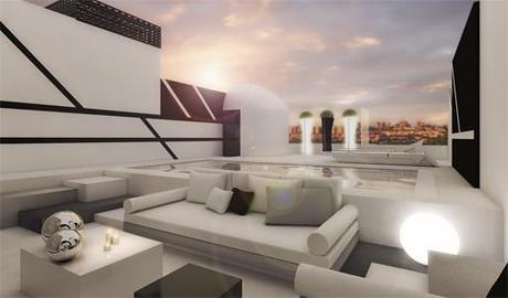 A-cero presenta un proyecto de interiorismo para la terraza chill out de una vivienda en la capital