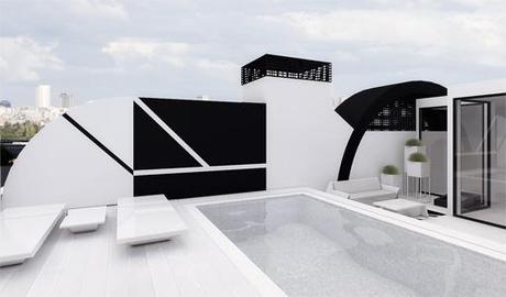 A-cero presenta un proyecto de interiorismo para la terraza chill out de una vivienda en la capital