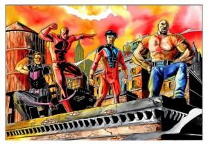 Marvel NOW Urban Heroes, dibujo de Antonio Rojo y color de Conrado Martín